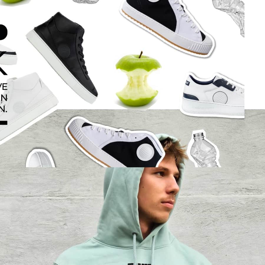 コムラッズのインスタグラム：「🚀🌎 One price fits all: 85 €! Just pick your size...  Wether they're made out of apple leather, ocean waste plastics or recycled cotton, ... we want to make our sneakers affordable to everyone and spread sustainability!  Your support fuels ongoing exciting projects, pushing us to innovate without pause. Let's stride together towards a greener future! 🌿   #Komrads #SustainableFashion #JoinTheJourney #komradsofthefuture」