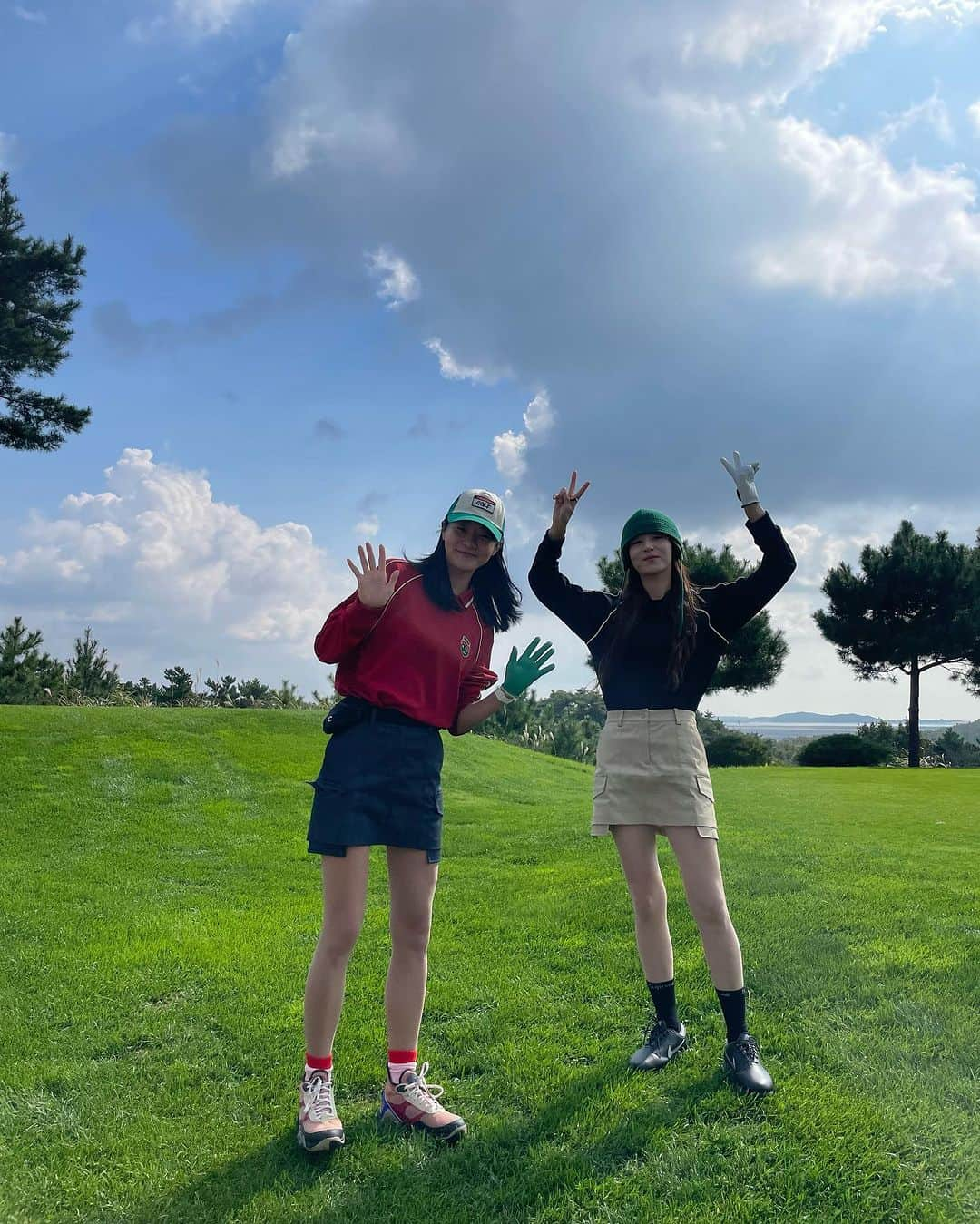 ヒョニ・カンさんのインスタグラム写真 - (ヒョニ・カンInstagram)「가을골프 start💚  . . #hyoni_golf」10月15日 15時11分 - hyoni_kang