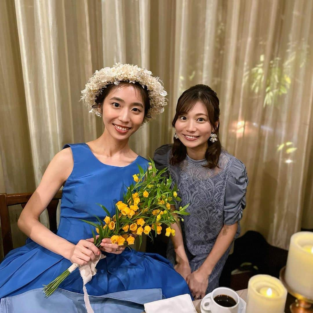 村上奈菜のインスタグラム：「妹の結婚式🕊️✨ ほんとに綺麗だった😭👏🧡 ママ手作りのお花の冠が素敵✿ 離れてても家族は1つと感じた日🫶 #姉妹」