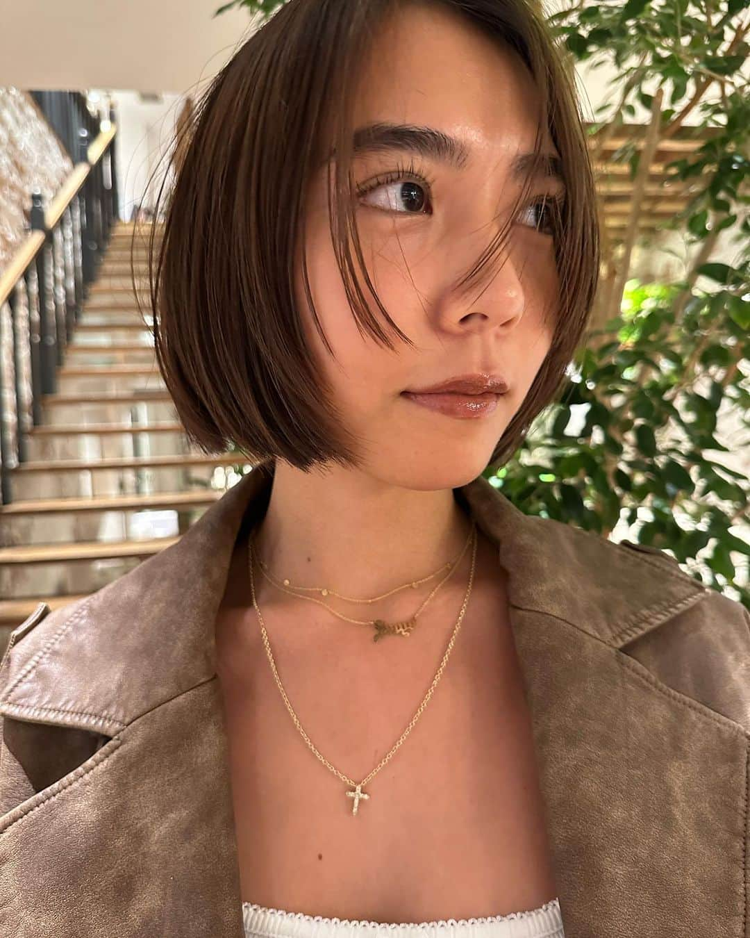 安保彩世さんのインスタグラム写真 - (安保彩世Instagram)「髪切ったよ🤎💞  💇🏽‍♀️ @momoseyu_kakimotoarms  @kakimotoarms_aoyama_official   色落ちもいい感じだぁ〜 @tomokalor 💛💕」10月15日 17時13分 - posayo