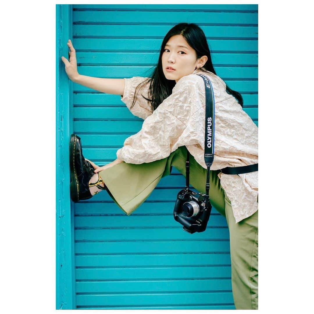木嶋のりこのインスタグラム：「.  一番好きな季節は秋です  phot by 塔子さん♡  #四ツ谷 #tokyophotography #portrait #tokyoyotsuya #撮り合いっこ #nikon #写真好き #写真好きな人と繋がりたい」