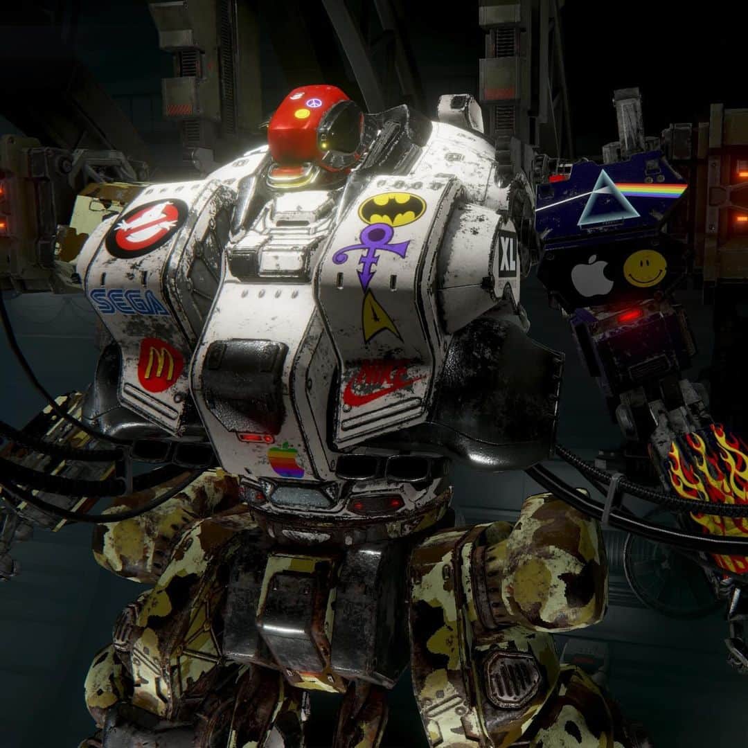 ghemtexさんのインスタグラム写真 - (ghemtexInstagram)「ゴーストバスターズのロゴ1日かかった。#アーマードコア6 #armoredcore6」10月15日 17時40分 - ghemtex