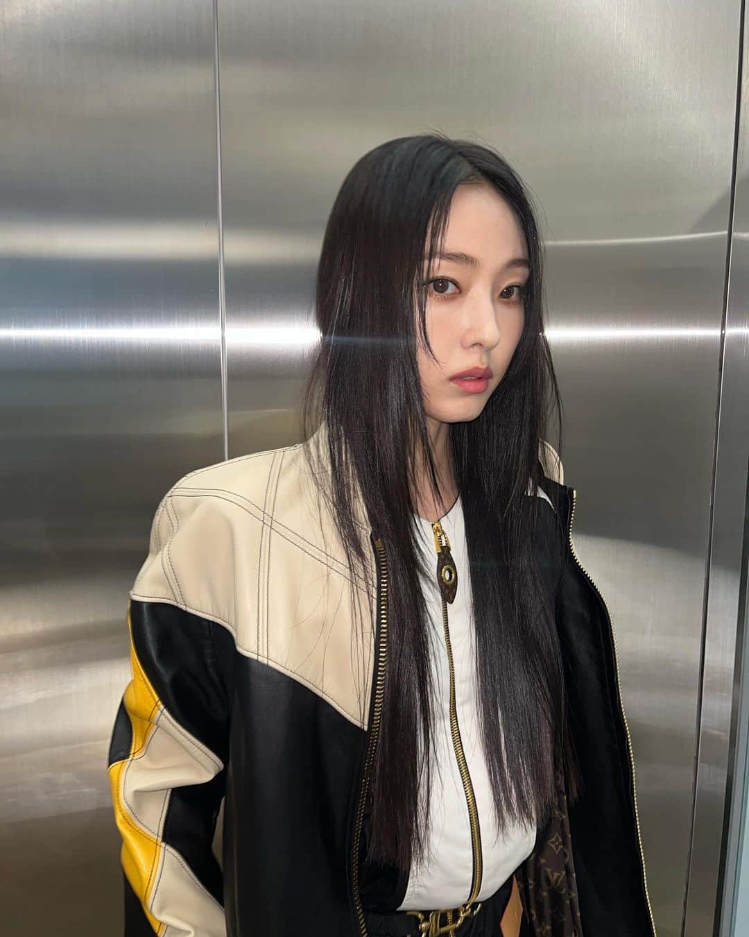 チョン・ソニのインスタグラム：「🐈‍⬛ @louisvuitton」