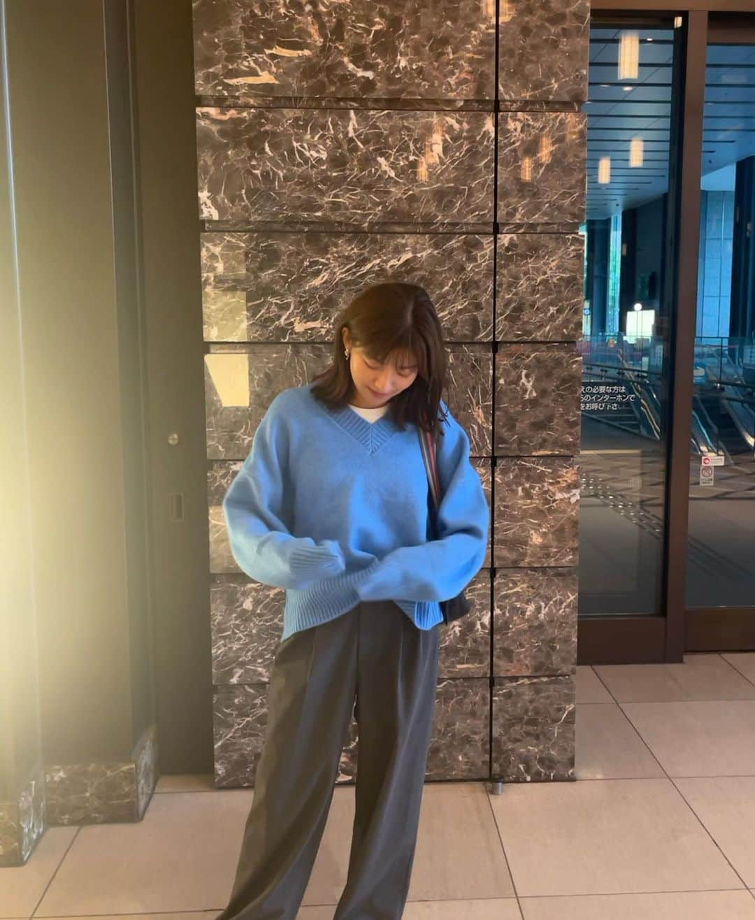 後藤楽々さんのインスタグラム写真 - (後藤楽々Instagram)「たまーに載せる私服🫶🤭 (ザラとユニクロ大好き人間)  素敵な週末になりました🌊  明日からも頑張るぞ！」10月15日 17時51分 - hahahalalala0723