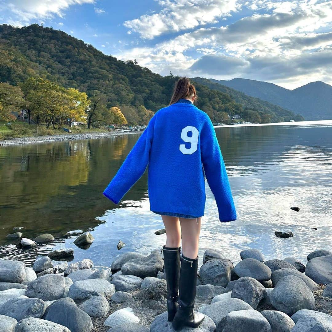 中町綾のインスタグラム：「自然のパワーを沢山もらった日💙」