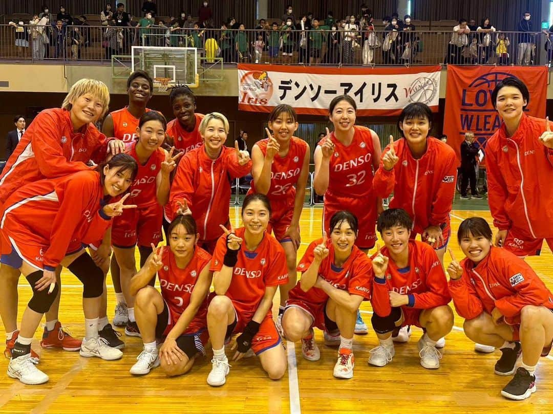 高田真希のインスタグラム：「開幕しました🏀 頑張ろう❤️‍🔥  📸 @denso_iris_official」