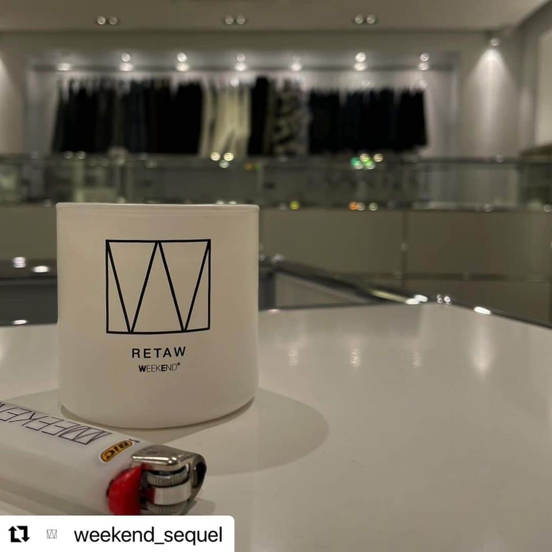 藤原ヒロシのインスタグラム：「これ、良い香り。  #Repost @weekend_sequel with @use.repost ・・・ WEEKEND  #WEEKENDSEQUEL #WEEKEND #sequel」