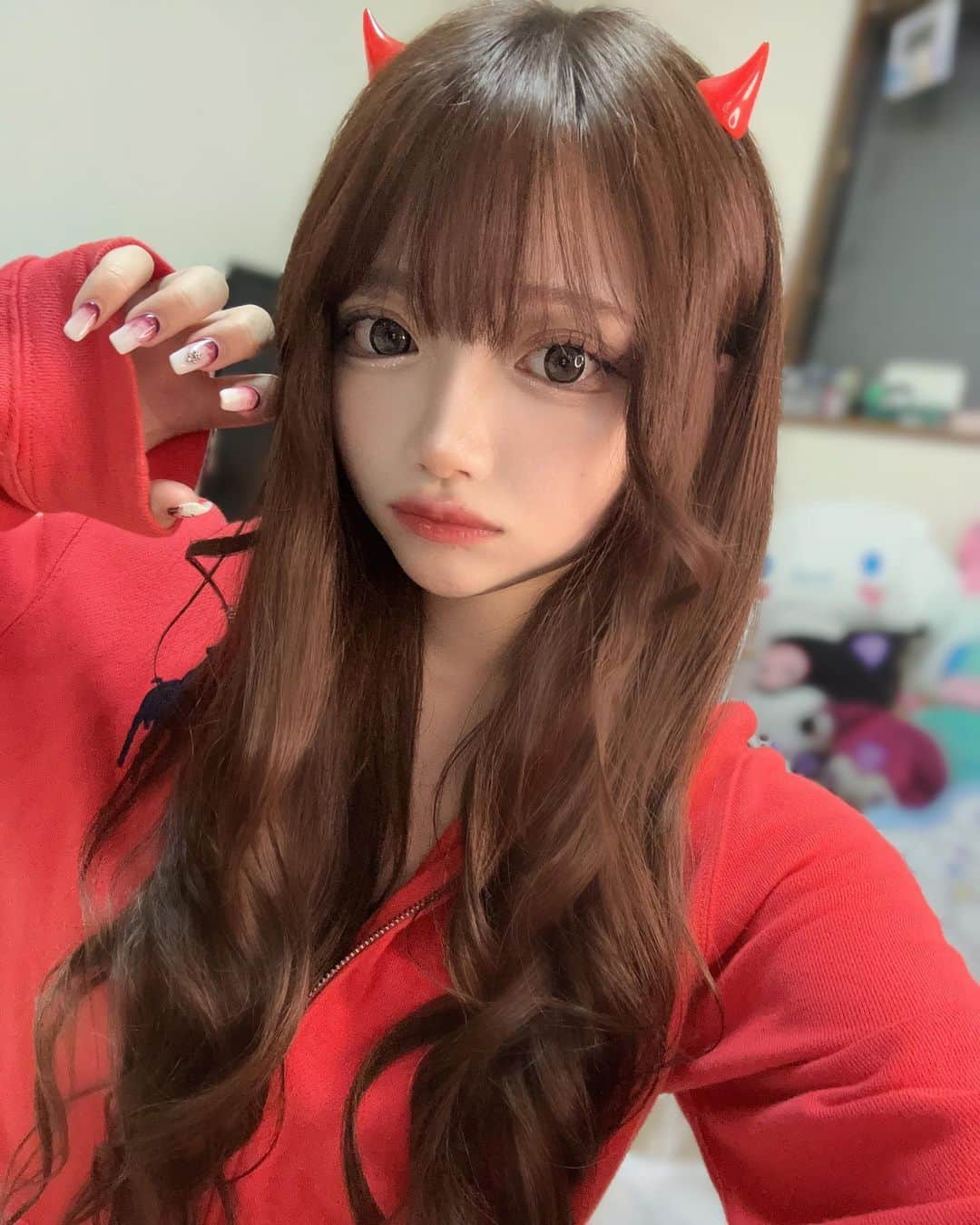 中明佑里花さんのインスタグラム写真 - (中明佑里花Instagram)「悪魔じゃないもん😈❤️❤️」10月15日 18時55分 - yurika__0306