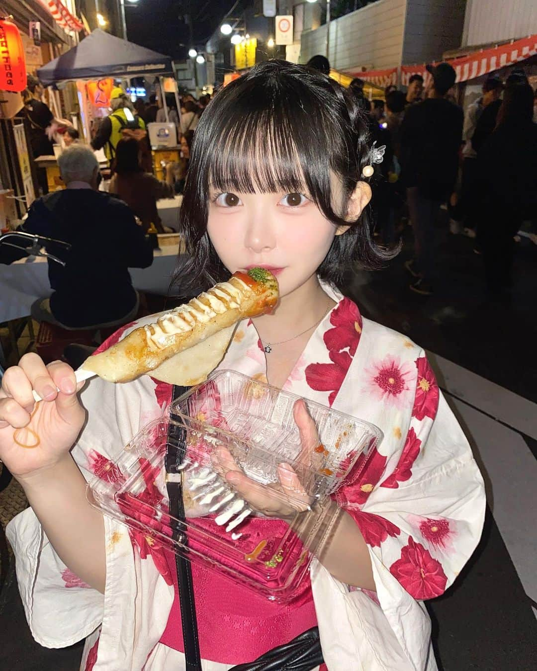 ゆめのインスタグラム：「おまつり🏮👘✨」