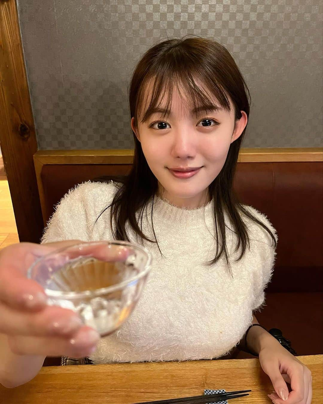 立花紫音のインスタグラム：「乾杯🍶」