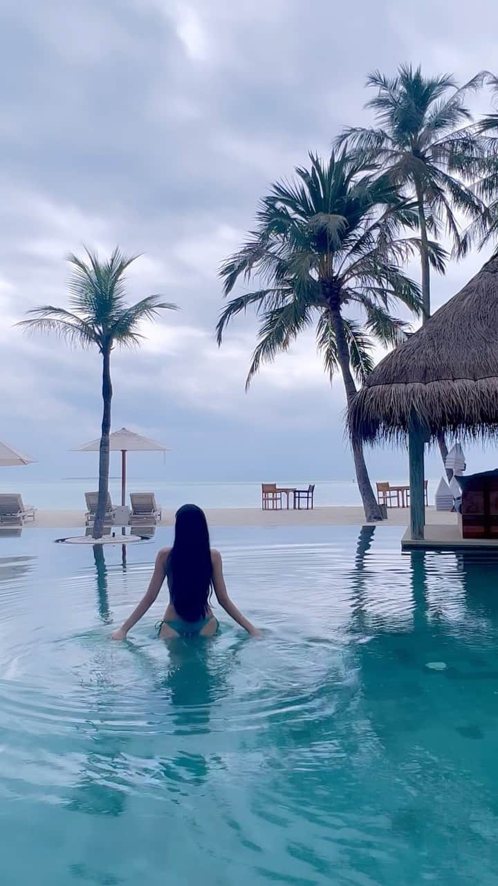 ?????のインスタグラム：「Maldives trip🏝」