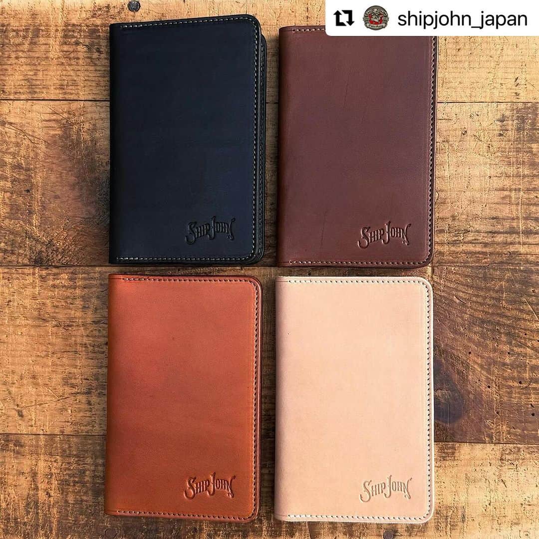 ウェスコさんのインスタグラム写真 - (ウェスコInstagram)「#Repost @shipjohn_japan with @use.repost ・・・ New Arrivals!!  シップジョンの製品ラインナップの中でも人気の「レザーアイテム」 使い勝手の良さはもちろん、耐久性に富んだベジタンカウハイドを使用しているため長期に渡って経年変化を楽しんでいただけます。 財布やベルト、ペンケースなど日常で使用するものに工夫やアイデアを取り入れながら日々製作に取り組んでおり、今回新たなモデルが誕生したのでご紹介します！  "Lil' Gibson Wallet" シップジョンの財布シリーズの中で特に人気の「ギブソン・ウォレット」 元々コンパクトなサイズでしたが、更に手のひらサイズのモデルが登場しました！ 容量は札入れ１ヶ所、カードスロット２ヶ所、フリーポケット１ヶ所。 お札は２つ折りにして収納します。カードスロットは２ヶ所ですが、フリーポケットにも重ねて３〜４枚入ります。薄手で手のひらサイズ故に胸ポケットなどにも収納が可能。 とにかくコンパクトな財布が欲しいという方にオススメな一品です！  "Harrison Card Wallet" こちらも新作の「ハリソン・カード・ウォレット」です。 カードスロットは4ヶ所設けられており、しっかりとカードをホールド。 キャッシュレス化が進む昨今、丁度良い容量ではないでしょうか。 通勤、通学などICカードの収納にも便利でしょう！  "Steinbeck Notebook Sleeve" シップジョンの数あるレザーアイテムの中では真新しい「スタインベック・ノートブック・スリーブ」 B7サイズまで対応しており、メモ帳はもちろんパスポートも収まります。 カードスロットも３ヶ所設けられているためクレジットカードやICカード、名刺などビジネスだけでなく旅行等様々なシーンで活躍してくれそうです！  少量入荷のため一先ずSHIP JOHN JAPAN、オンラインショップにて販売しております。 気になった方はお早めに！ その他アイテムはWESCO Setagayaでも販売しております。関東近郊の方は是非お手に取ってご覧ください！  #shipjohn #wallet #vegtan #vegtanleather #cowleather #shipjohnjapan #wescojapan #handmade #madeinUSA #oregon #portland #workwear #workwearstyle #japan #osaka #tokyo #setagaya」10月15日 19時37分 - wesco_japan