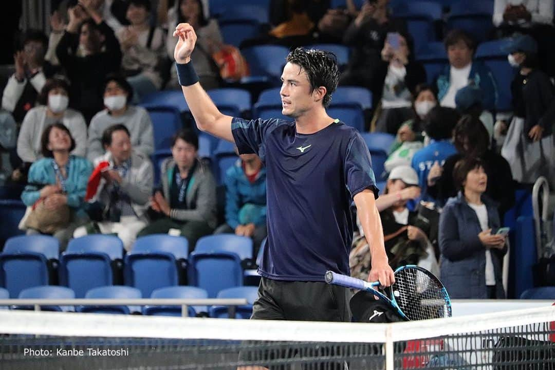 ダニエル太郎さんのインスタグラム写真 - (ダニエル太郎Instagram)「Qualies passed in @kinoshitagroupjapanopen always great to get through couple of very challenging matches 💪 main draw starting on Tuesday   ジャパンオープン予選突破しました。とてもタフな試合二つ乗り越えれて良かったです。次は火曜日👍 ギアあげて頑張ります。よろしくお願いします！  📸 Kanbe Takatoshi」10月15日 19時42分 - tarodaniel