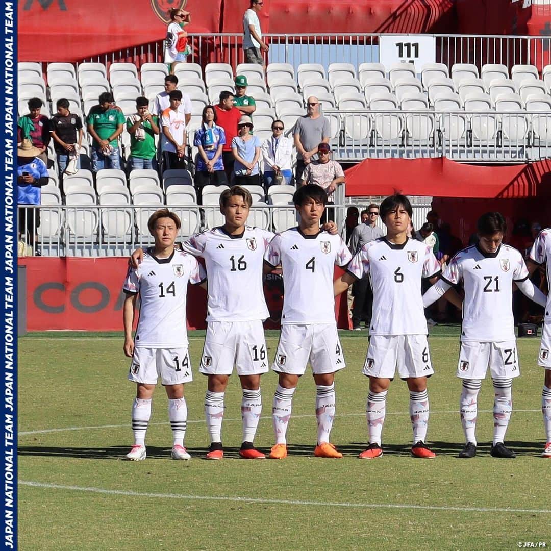 日本サッカー協会さんのインスタグラム写真 - (日本サッカー協会Instagram)「. 🔹U-22日本代表🔹 【2023.10.14 Match Report✍️】  フェニックス・ライジングFCスタジアムにて、 U-22メキシコ代表と国際親善試合を行い、4-1で勝利しました✨  詳しいレポートはプロフィールのJFA公式サイト『JFA.jp』から✍  #夢への勇気を #U22日本代表 #jfa #daihyo #サッカー日本代表 #サッカー #soccer #football #⚽️」10月15日 19時44分 - japanfootballassociation