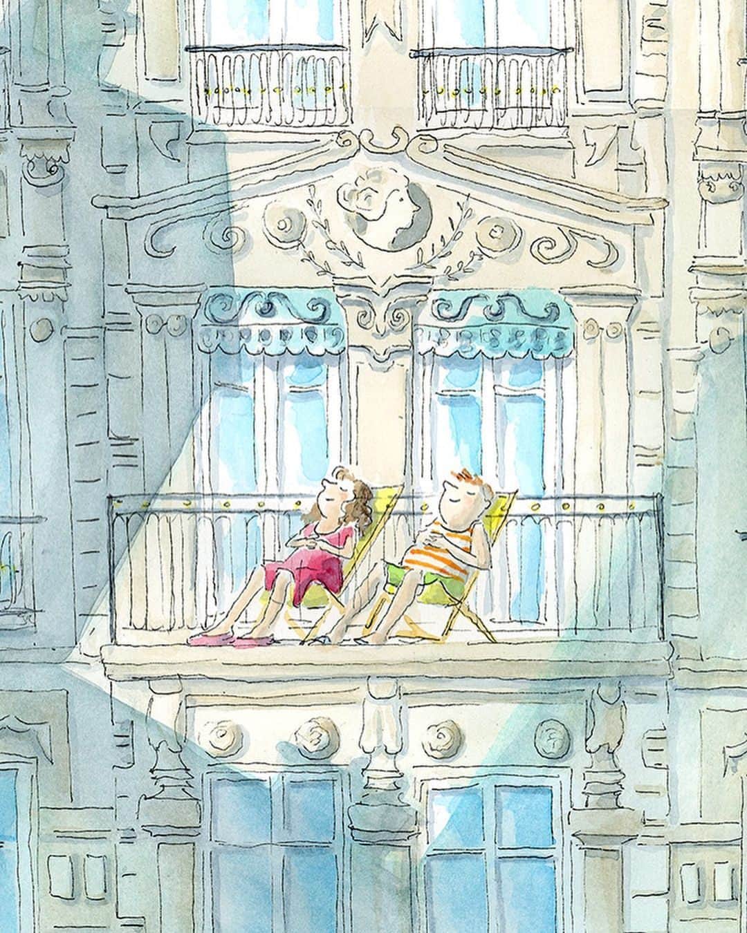 のインスタグラム：「Coin de paradis au 2ème etage, escalier B, fenêtre de gauche. 🇬🇧: Paradise on 2nd floor, B staircase, left window. (📸: @claire.morelfatio)」