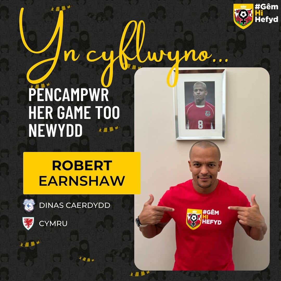 ロバート・アーンショウのインスタグラム：「📣 CYHOEDDIAD HER GAME TOO / HER GAME TOO ANNOUNCEMENT!  Yn cyflwyno Pencampwr Her Game Too Newydd….   Introducing our new Her Game Too Champion….  @robertearnshaw!!  We are thrilled to have Rob on board promoting our message ❤️  🔗 in bio for the full announcement!  Croeso i’r tîm, Rob!」