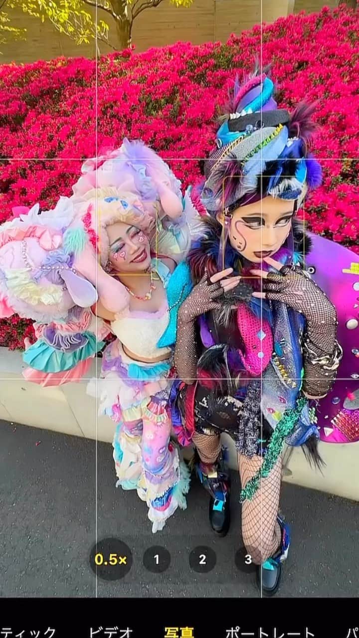 のインスタグラム：「Please come and see us at the POP UP that starts on the 19th👻🎃💘✨  10月19日から始まるPOP UPに是非会いに来てね🩷🤍💙💜  #japan#tokyo#harajuku#harajukustreet#harajukufashion#kawaiimonstercafe#kawaiifashion#monsterx」