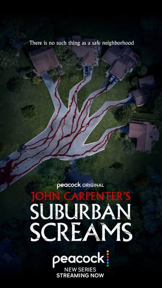 ジョン・カーペンターのインスタグラム：「Nothing we create is as scary as reality. #SuburbanScreams is now streaming on @peacock」