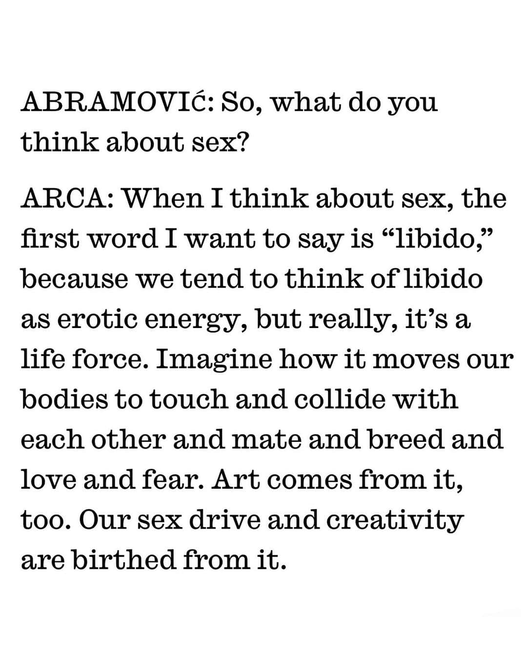 INTERVIEW Magazineさんのインスタグラム写真 - (INTERVIEW MagazineInstagram)「“I study divas.” 🌀 revisit @arca1000000’s September 2020 conversation with #marinaabramovic at the link in bio.   Photography by @brunostaub  Styled by @marcgoehring」10月15日 23時05分 - interviewmag