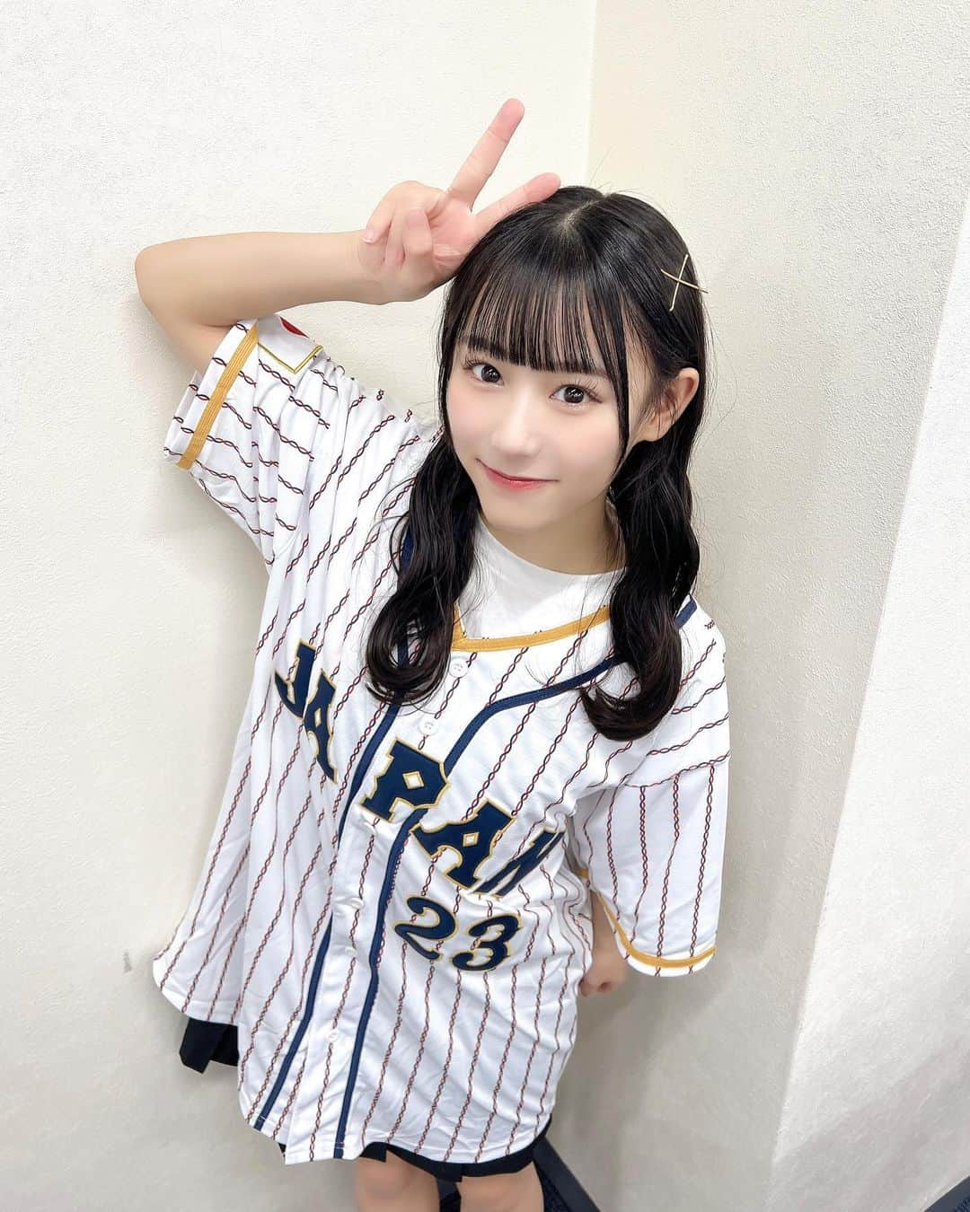 山崎玲奈のインスタグラム：「侍ジャパン⚾️」