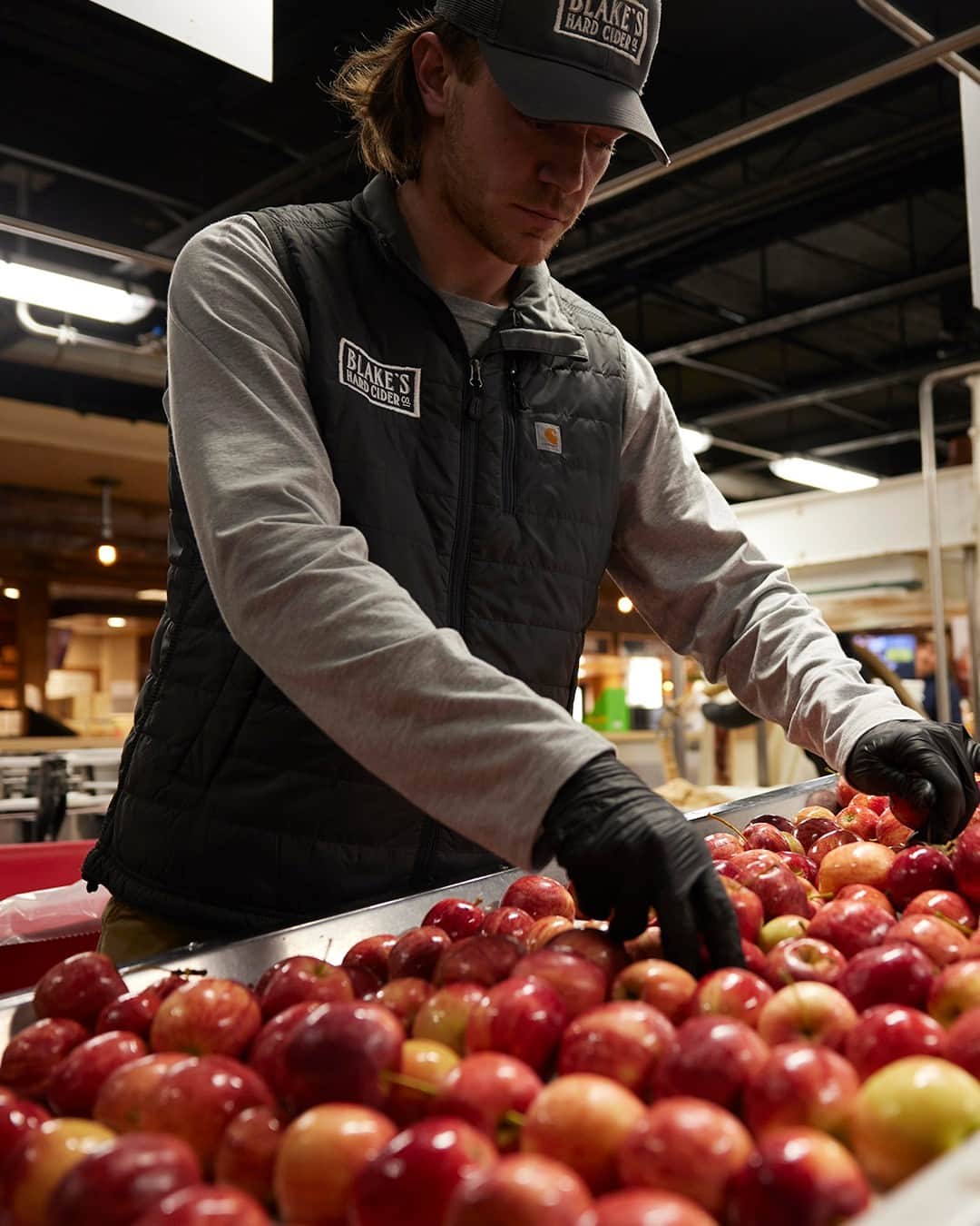 カーハートのインスタグラム：「Apple pickin' and cider mills are at their prime. A frosty cider after a hard day's work seems like just the ticket.   #Carhartt  @BlakeFarms」