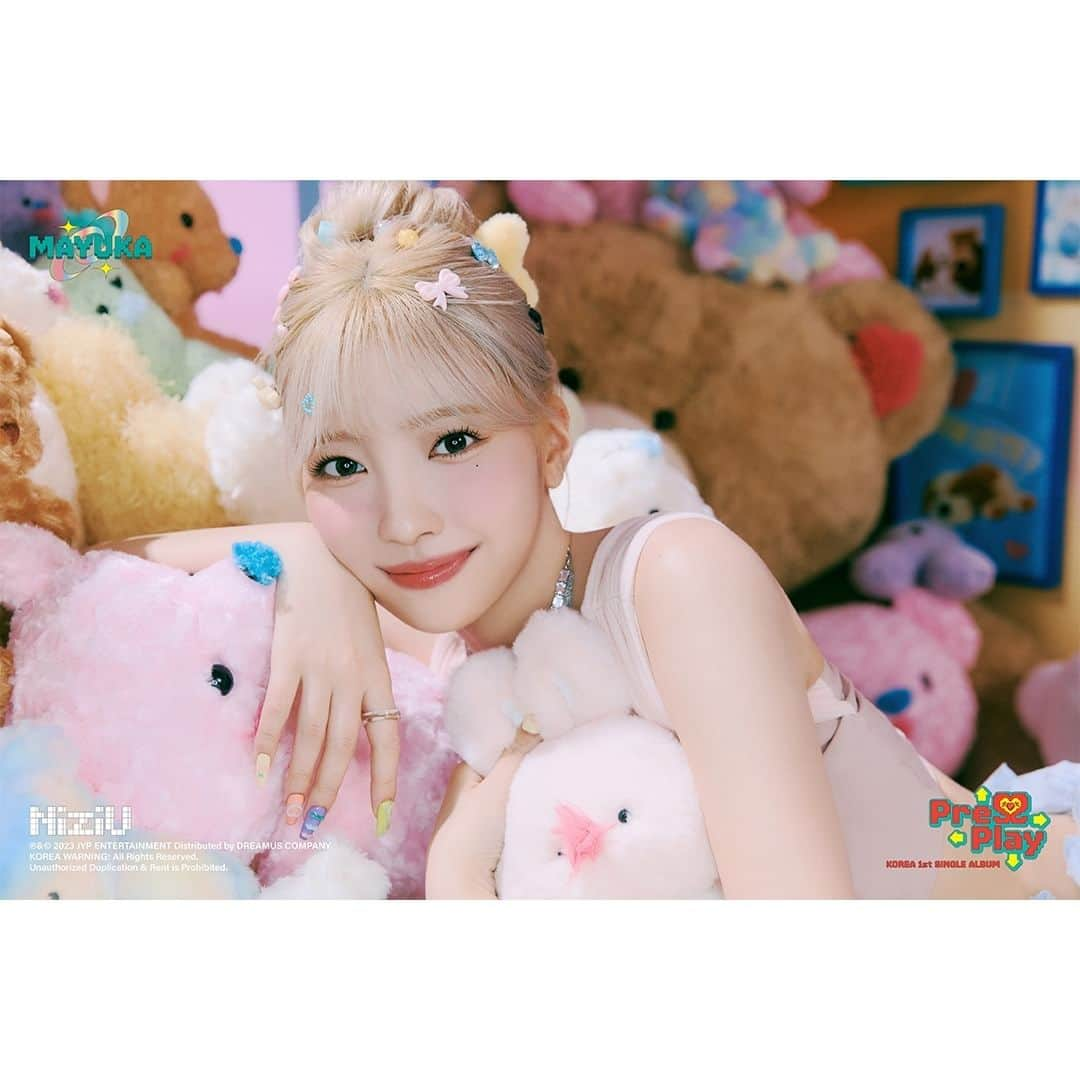 JYPエンターテインメントさんのインスタグラム写真 - (JYPエンターテインメントInstagram)「NiziU(니쥬) "Press Play" TEASER IMAGE 💗  #MAYUKA #마유카  ▶️ 2023.10.30 MON 6PM (KST)  #NiziU #니쥬  #PressPlay #NiziU_PressPlay #HEARTRIS #NiziU_HEARTRIS #니쥬_PressPlay_한국데뷔」10月16日 0時01分 - jypentertainment