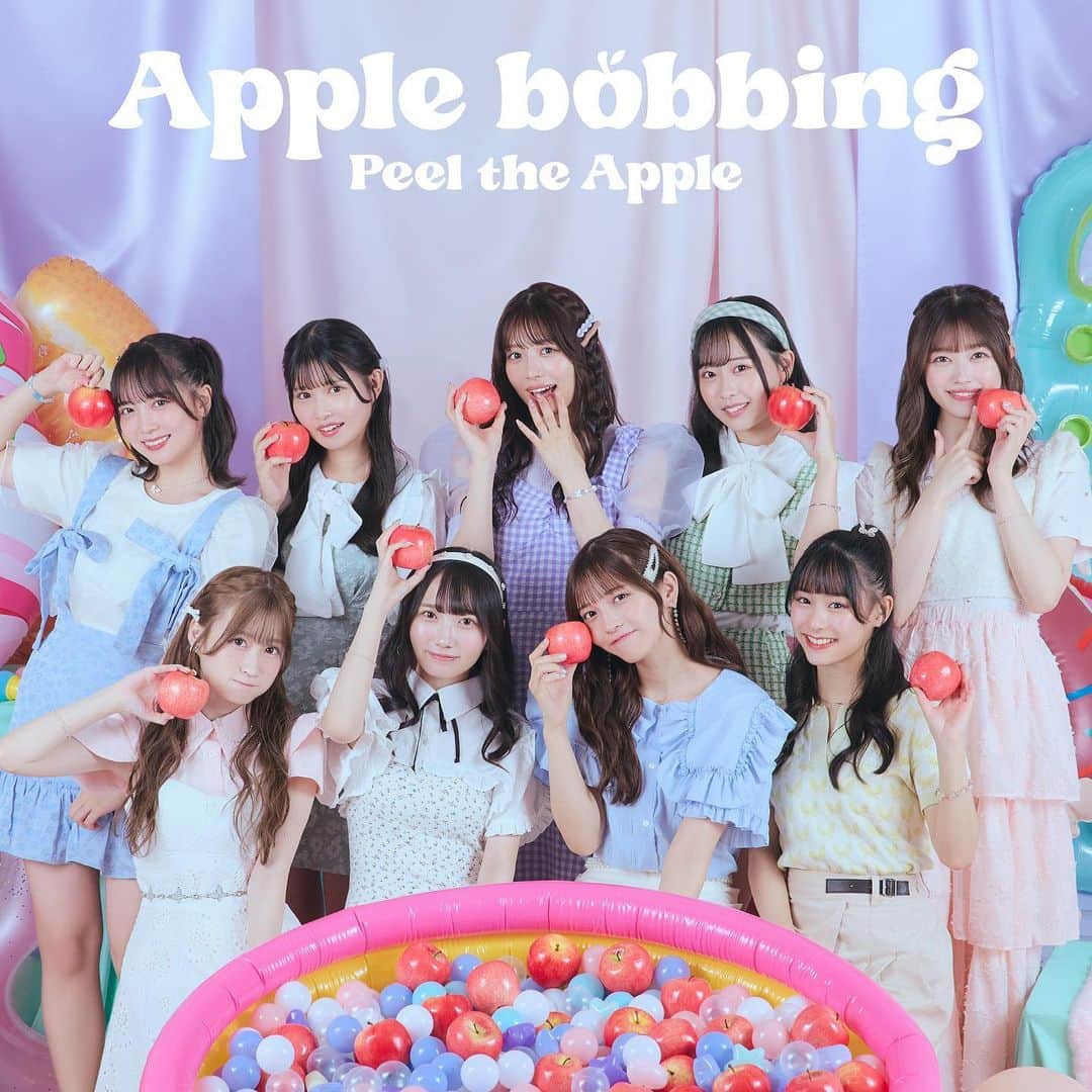 Peel the Apple【公式】のインスタグラム：「サブスク解禁👏👏🎉🎊  nex-tone.link/A00123465  #ぴるあぽ #PeeltheApple #Applebobbing」