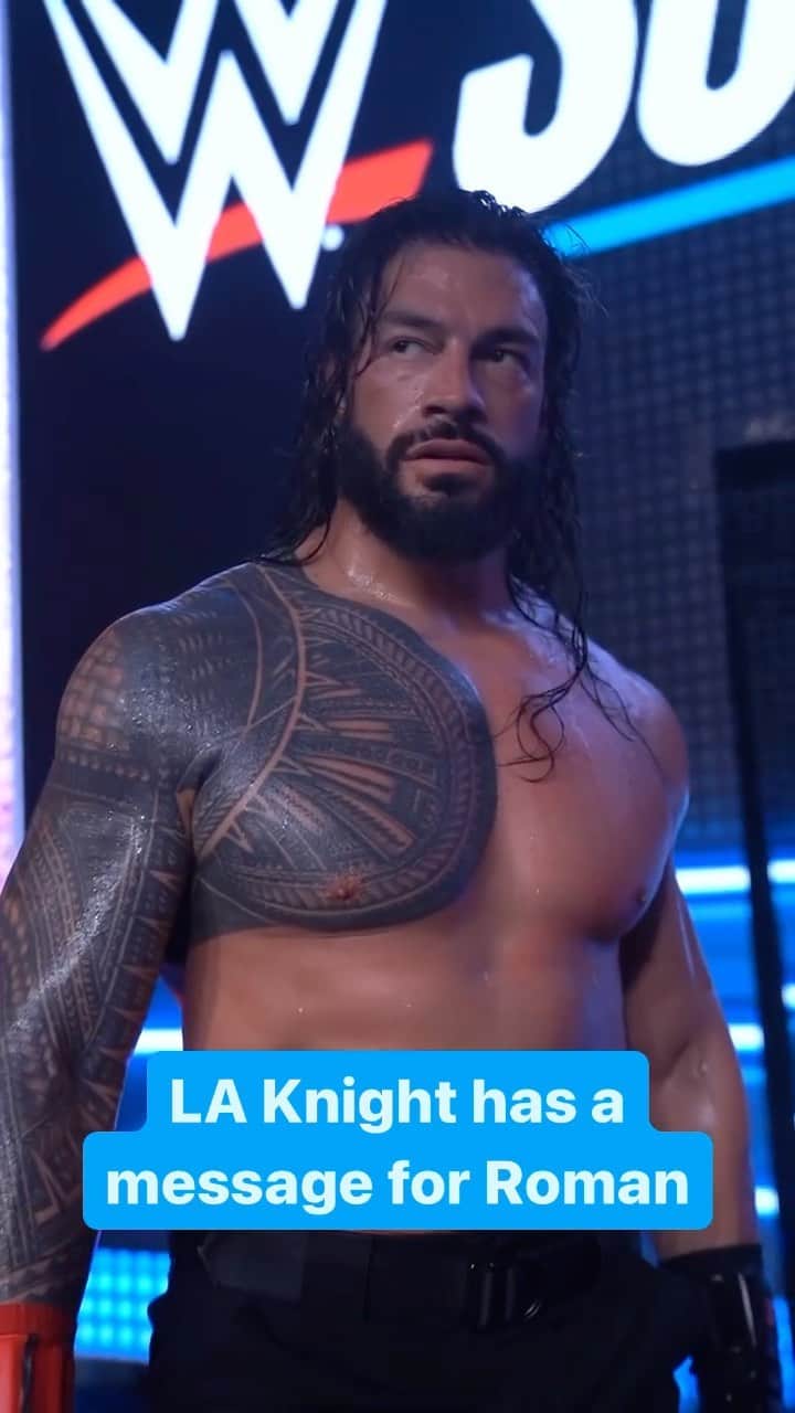 WWEのインスタグラム：「“You will call me CHAMP… you will call me CHIEF” 👀👀👀」