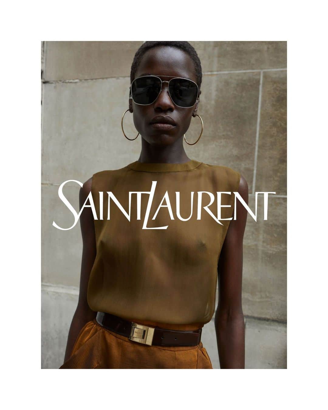 のインスタグラム：「Awar - Winter 23⁣ by Anthony Vaccarello⁣ Photographed by Juergen Teller⁣ ⁣ #YSL #YvesSaintLaurent #SaintLaurent #YSL51⁣ @anthonyvaccarello」