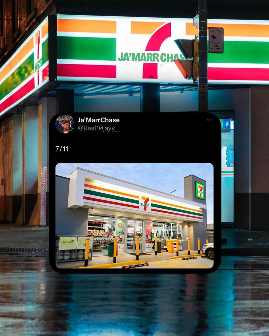 7-Eleven USAさんのインスタグラム写真 - (7-Eleven USAInstagram)「Always Open. See you after the game @lahjay10_    📷 @yashmahamuni_  @roseallenphoto @eccentricvelo」10月16日 1時35分 - 7eleven