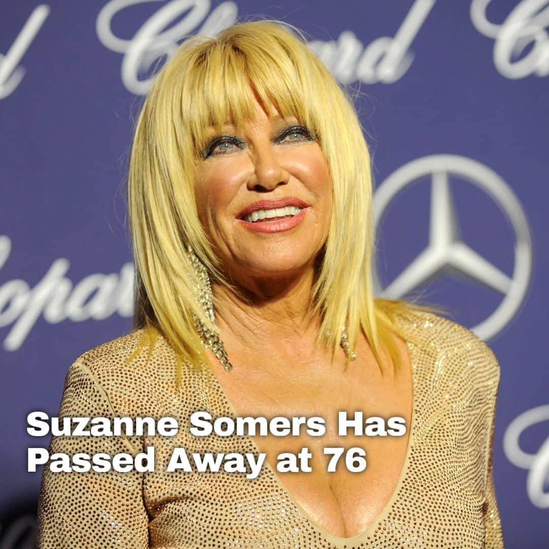Just Jaredさんのインスタグラム写真 - (Just JaredInstagram)「#ThreesCompany actress Suzanne Somers has sadly died at 76, one day before her 77th birthday. Tap this picture in the LINK IN BIO for details. #RIP. #SuzanneSomers Photo: Getty」10月16日 4時45分 - justjared
