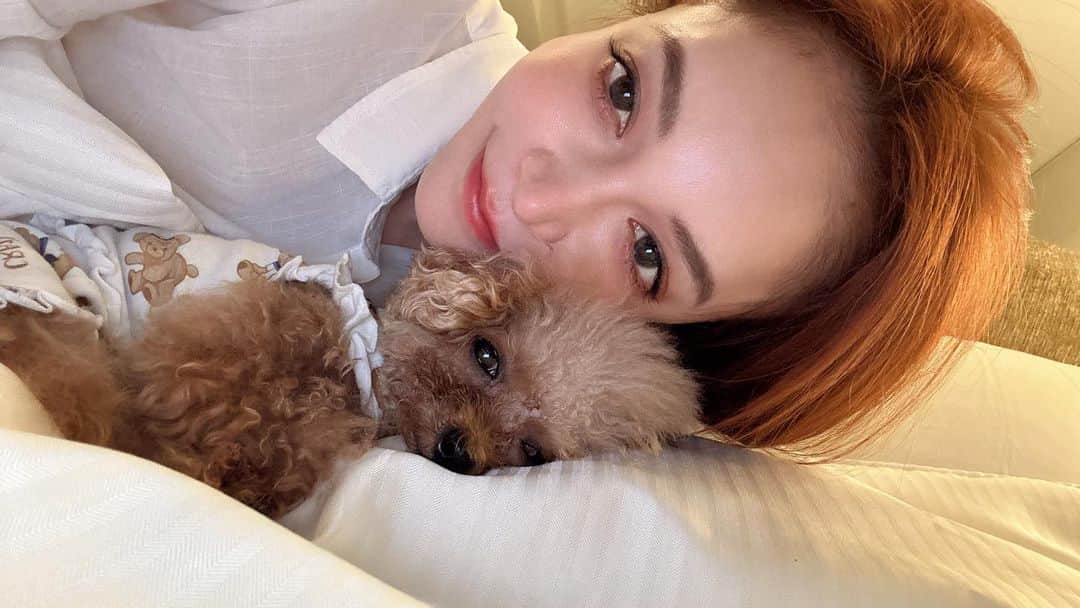 大沢ケイミのインスタグラム：「一途に愛してくれる♡」