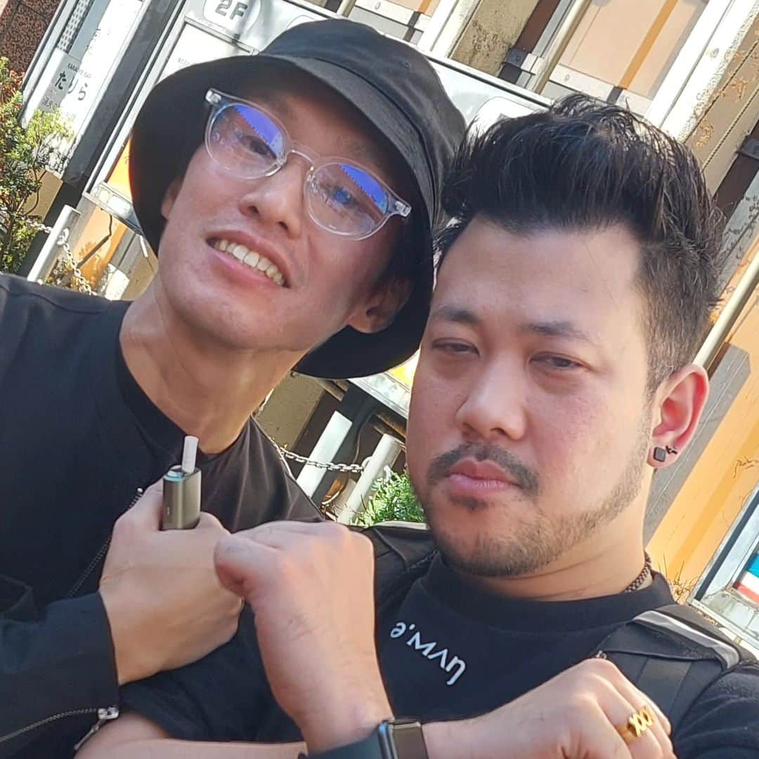 Rei Tominagaのインスタグラム：「Forever young!!! Dear my friend @max_katsuya  #warpshinjuku」