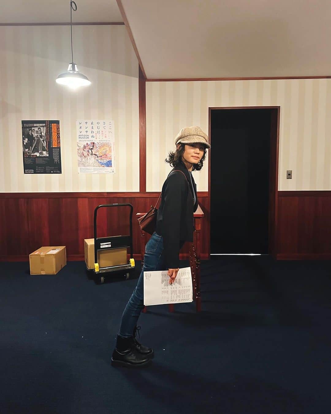 さんのインスタグラム写真 - (Instagram)「私の体幹すごいでしょ。  #アーティゾン美術館 #山口晃 #artizonmuseum #yamaguchiakira」10月16日 9時06分 - fujimoriai