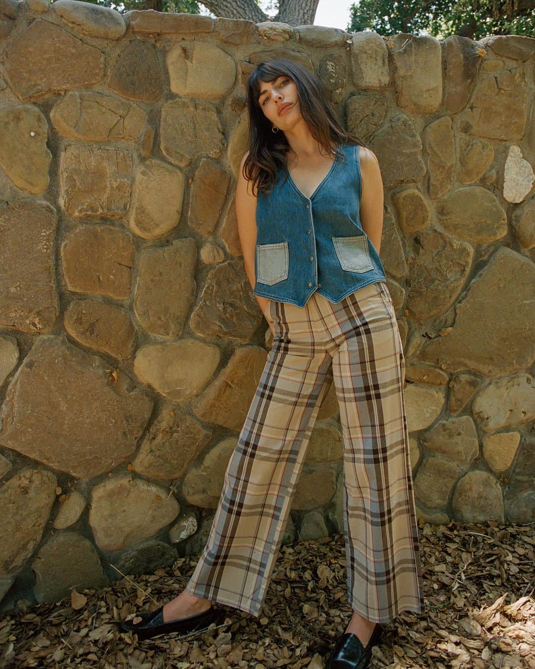 ブリクストンのインスタグラム：「Plaid and denim.」