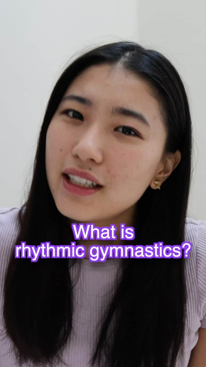 篠原枝令菜のインスタグラム：「What is rhythmic gymnastics? Full video out now!  #rhythmicgymnastics #gymnastics #sports」