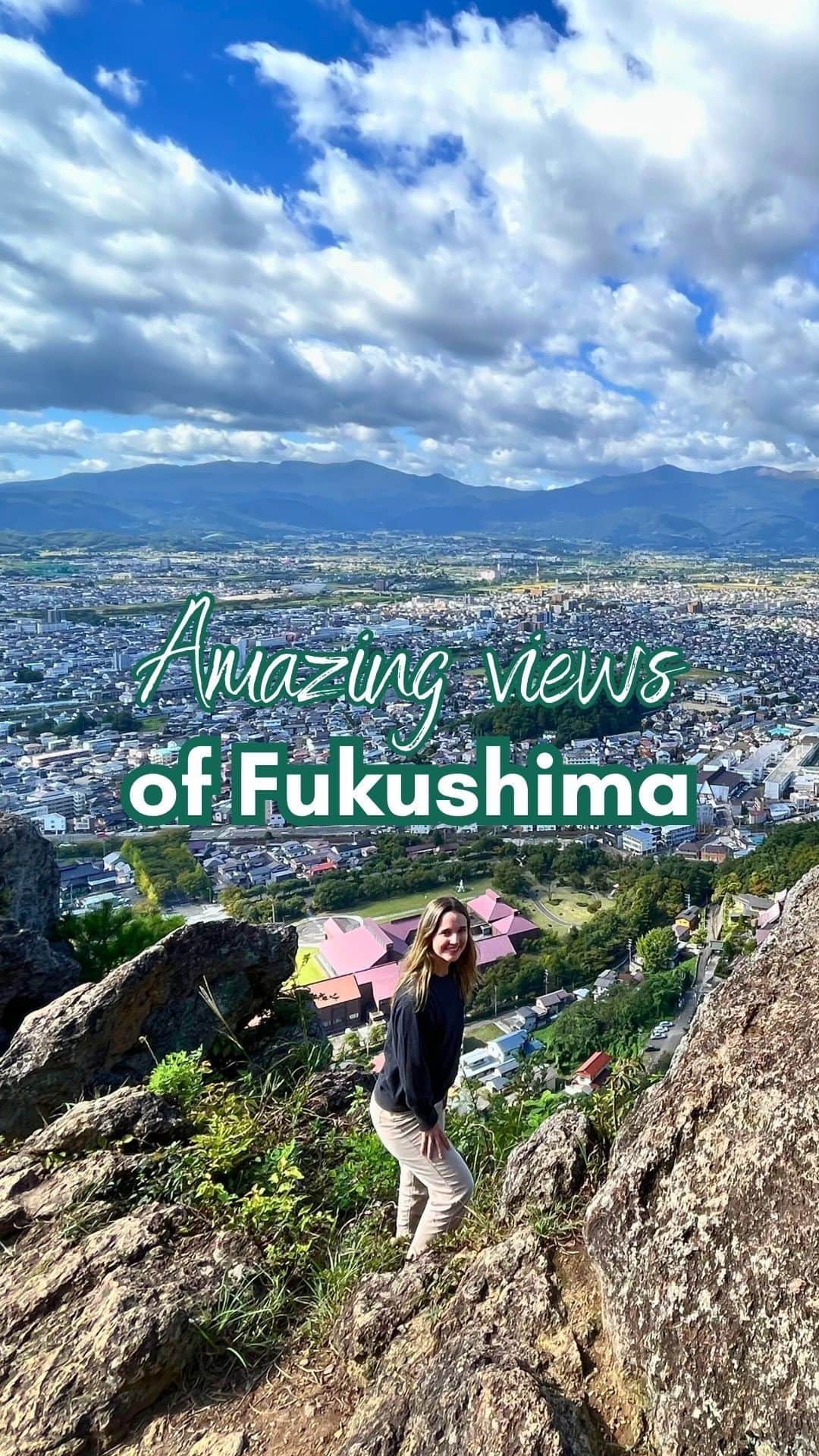 Rediscover Fukushimaのインスタグラム：「Fukushima City looks stunning from the Karasugasaki Observation Deck on the western side of Mt. Shinobu! 🤩  ⛰️ Mt. Shinobu is one of the landmarks of Fukushima City, and the best part is that it is easily accessible from the JR/Shinkansen Fukushima Station!   Whether you are looking for a cool autumn hike or a scenic drive with incredible views, this spot will surely not disappoint! 🙌  Have you ever been to Mt. Shinobu? How was it?  Let us know in the comments, and don’t forget to save this post for your next visit! 🔖  #visitfukushima #fukushima #mtshinobu #visitjapanjp #visitjapanau #visitjapantw #visitjapanphilippines #visitjapanus #japantravel #japantrip #jrpass #japanautumn #japanhiddengems #wanderlust #beautifulplaces #beautifuldestinations #beautifuljapan #japanviews #japanmountains #tohokutravel #tohoku #tohokutrip #beautiful #tohokutourism #instagood #japanreels #shinobuyama #福島 #福島市 #福島観光」