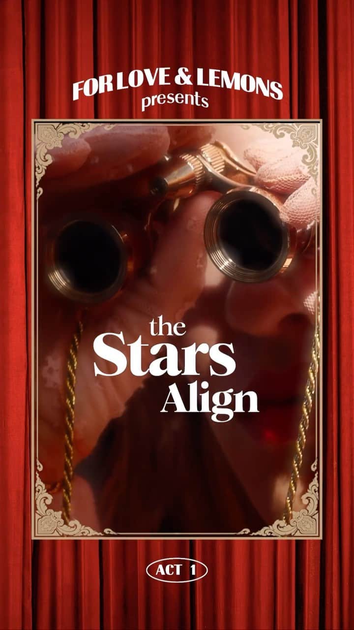 For Love & Lemonsのインスタグラム：「The romance...  THE STARS ALIGN, ACT 1. 10.17.23」