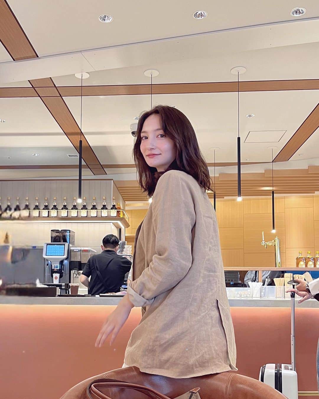 山神アリシアのインスタグラム：「久々の関空✈️」