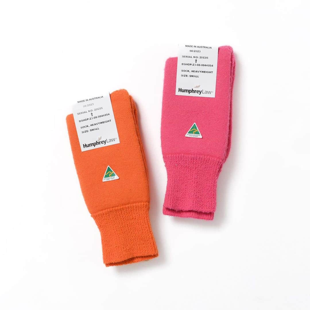 のインスタグラム：「HumphreyLaw Neon Socks ¥4,950  @humphrey_law_socks   #humphreylaw #23aw #bshop」