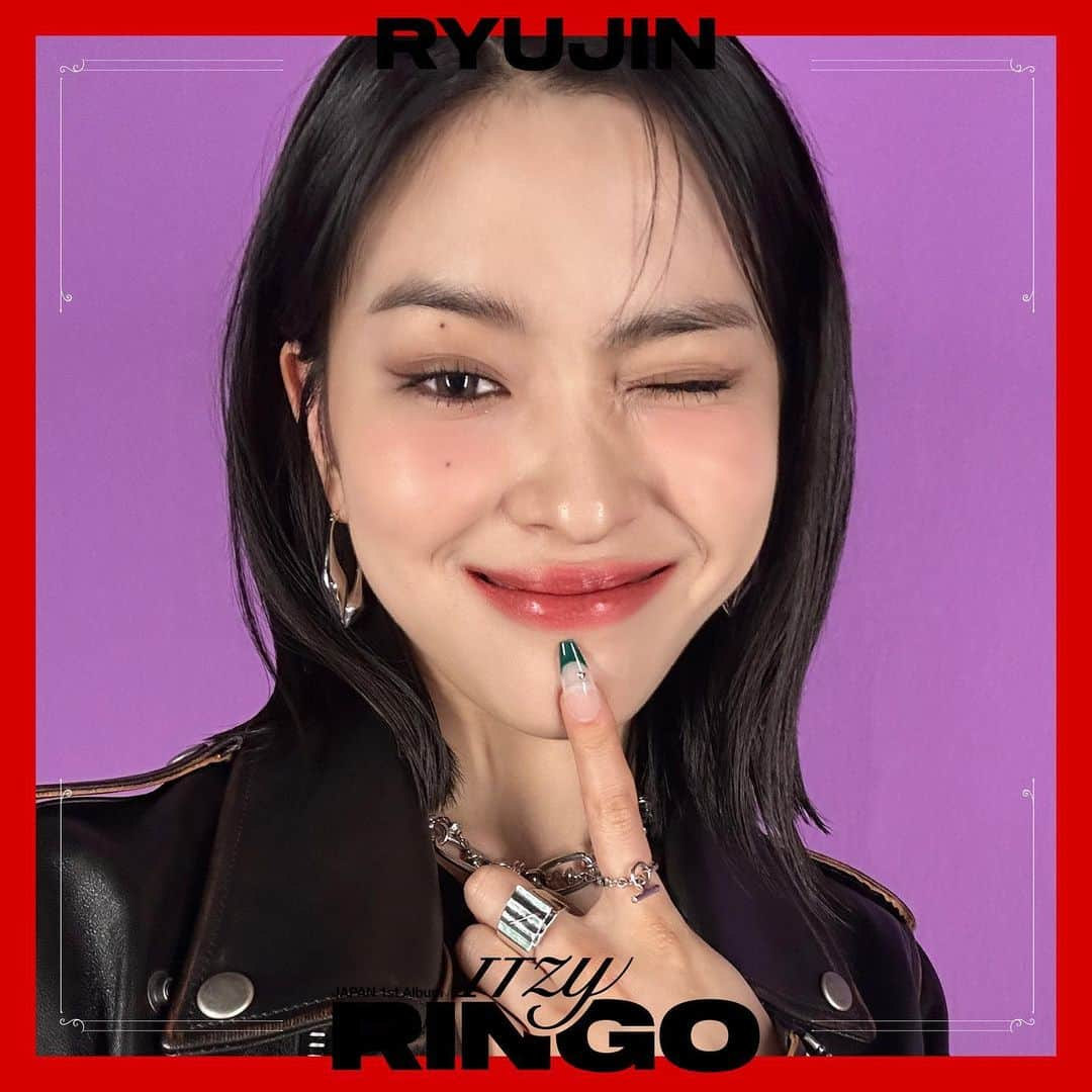 ITZYのインスタグラム：「. ITZY JAPAN 1st Album『RINGO』 2023.10.18(wed) Release  D-2🍎 #RYUJIN  #CHAERYEONG #YUNA #ITZY #RINGO #ITZY_RINGO」