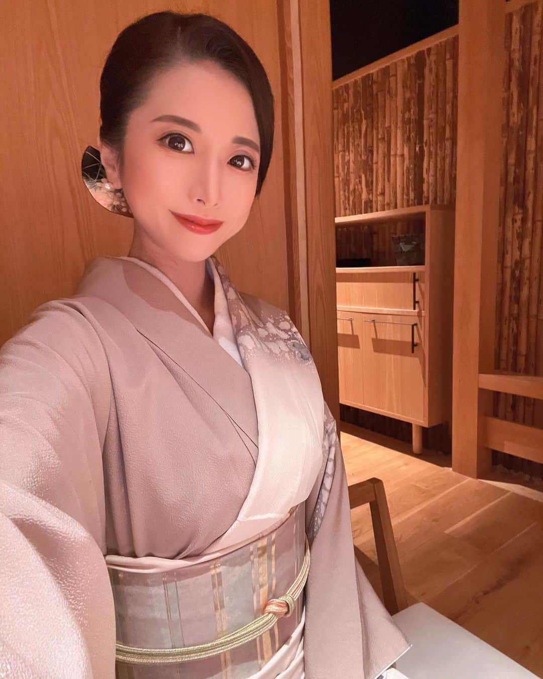 立花セリのインスタグラム：「素敵な帯締めを頂きました🥰💝大切な時は、いつもお着物で♥️✩.·｡*.·ﾟ✧.·。*.·ﾟ✩ .·｡*.·ﾟ✧.·。*.·ﾟ」