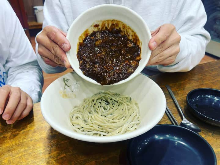 チェジャのインスタグラム：「간결한 스윙이 만들어내는 깔끔한 정타.  #구미」