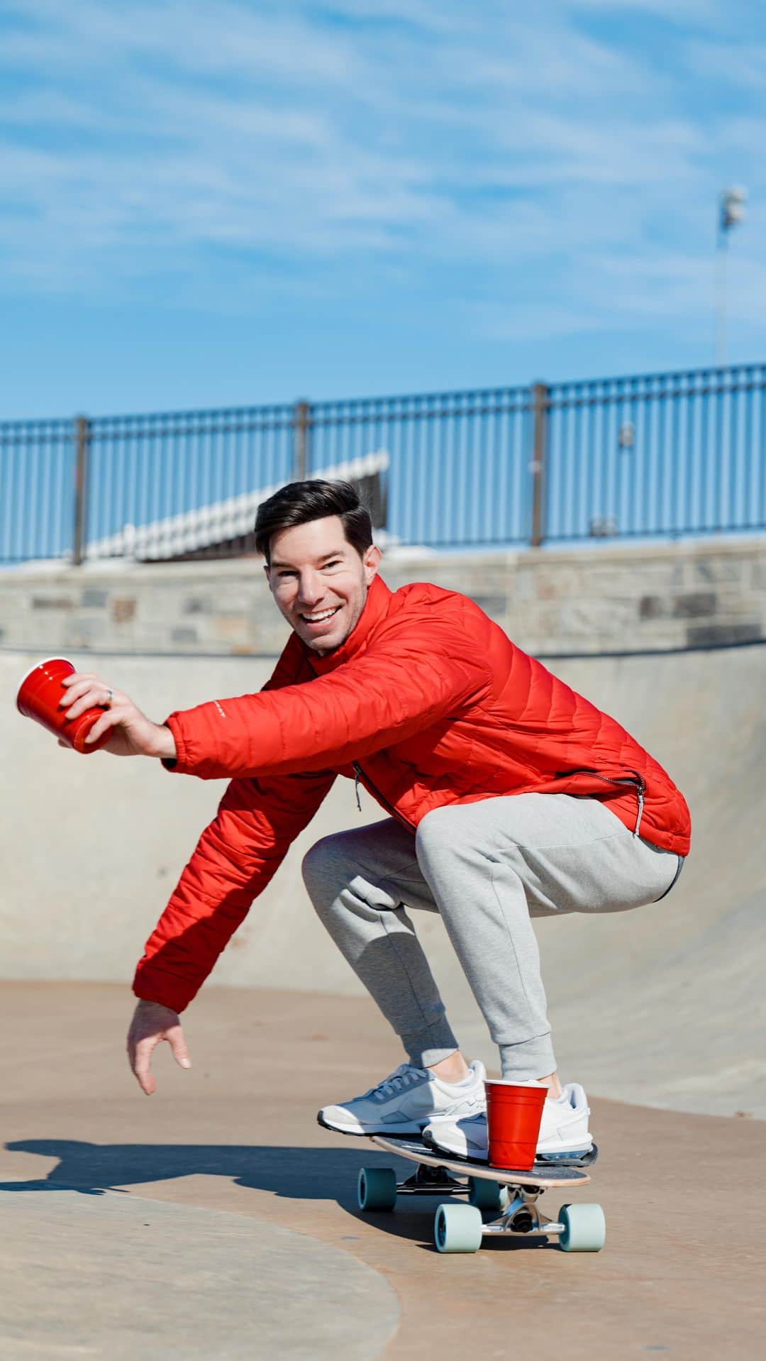 Dude Perfectのインスタグラム：「Cup trick shots are WILDLY underrated 😮‍💨🥤」