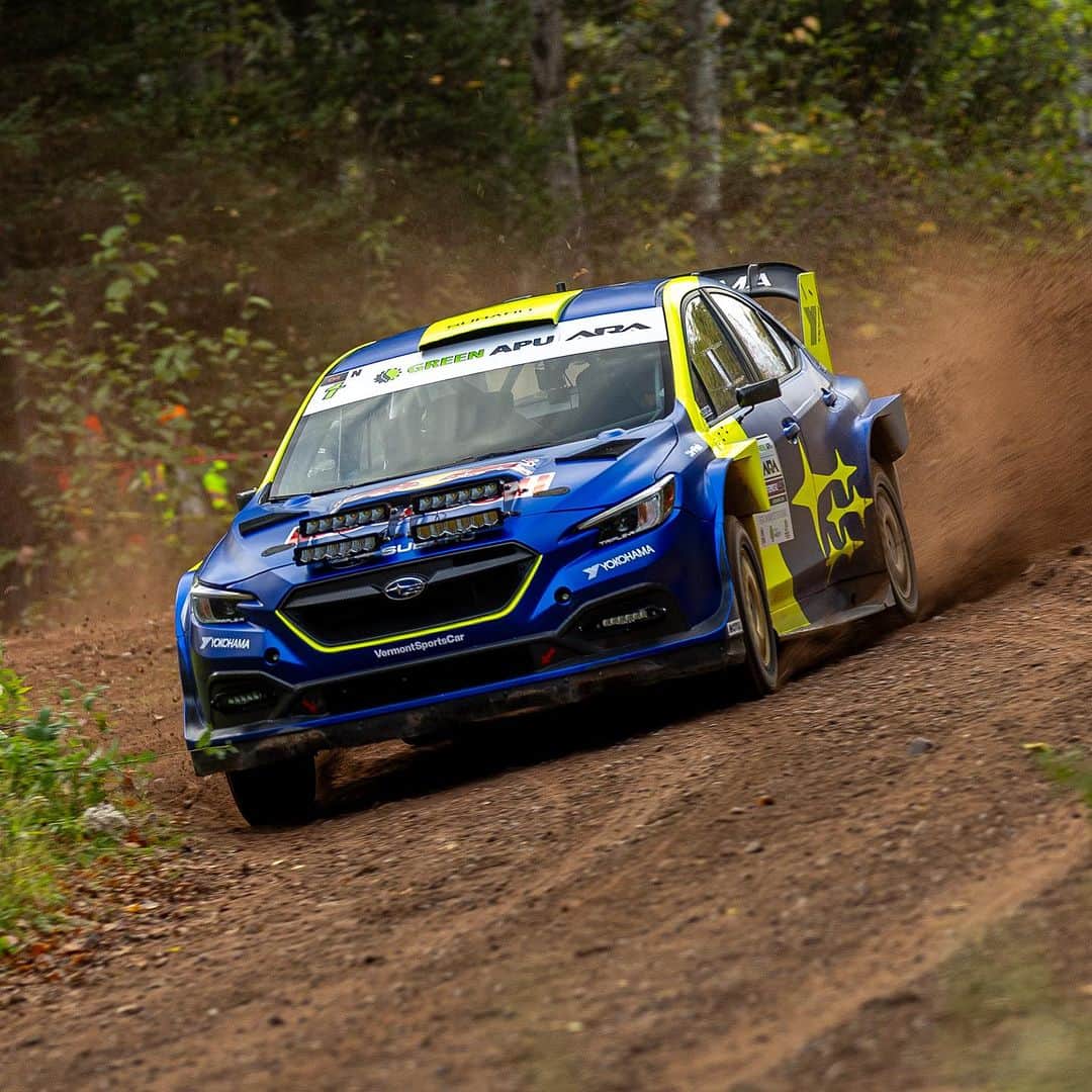 Subaru Rally Team USAさんのインスタグラム写真 - (Subaru Rally Team USAInstagram)「@brandonsemenuk and @keatonwilliams_ claimed the top tier of the podium at Lake Superior Performance Rally this past weekend after winning all 17 stages in Marquette, MI.  This victory meant the duo swept the 2023 ARA National Championship season.  Congratulations Brandon, Keaton, and @subarumotorsportsusa on the perfect season!  #vermontsportscar #SubaruWRX #subaru #rally #motorsports #ararally   Photo: @matthew.stryker」10月17日 1時19分 - subarumotorsportsusa