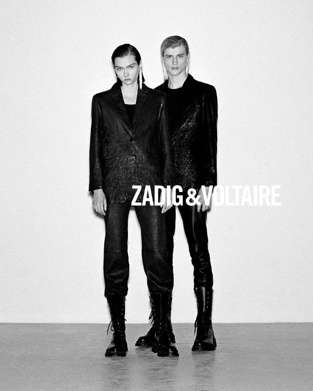 ザディグ エ ヴォルテールのインスタグラム：「Opposites attract and fuel each other, to give birth to our unisex collection.⁣ ⁣ #zadigvoltaire #zadigetvoltaire」