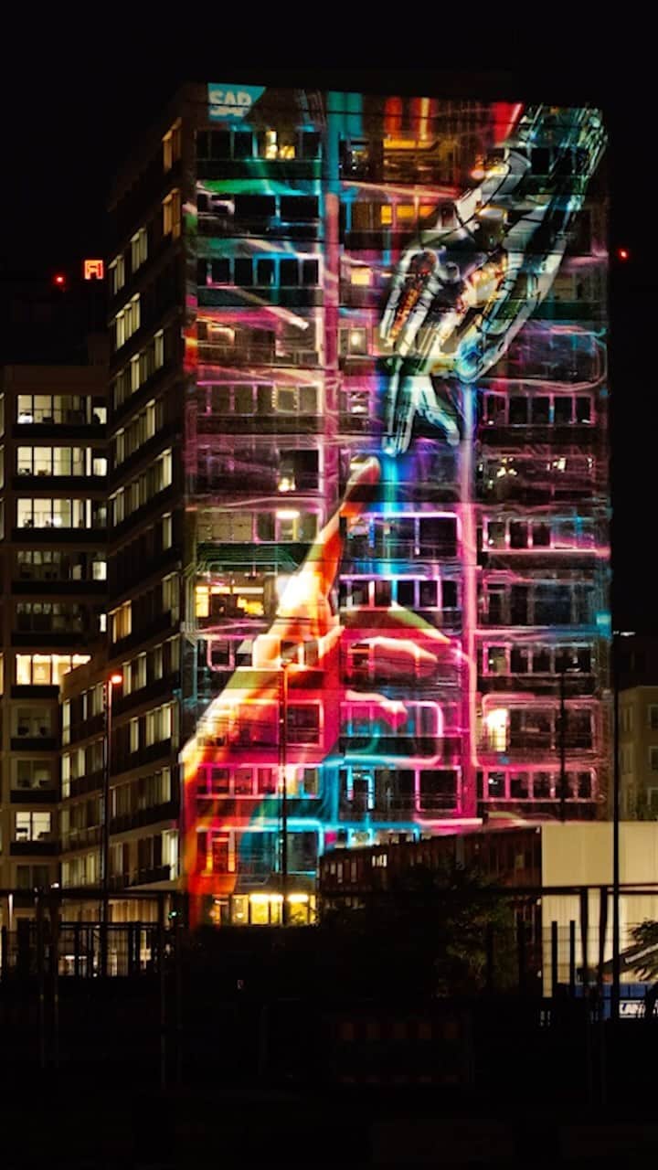 SAPのインスタグラム：「We’re shining bright for the Berlin Festival of Lights! 🎆」