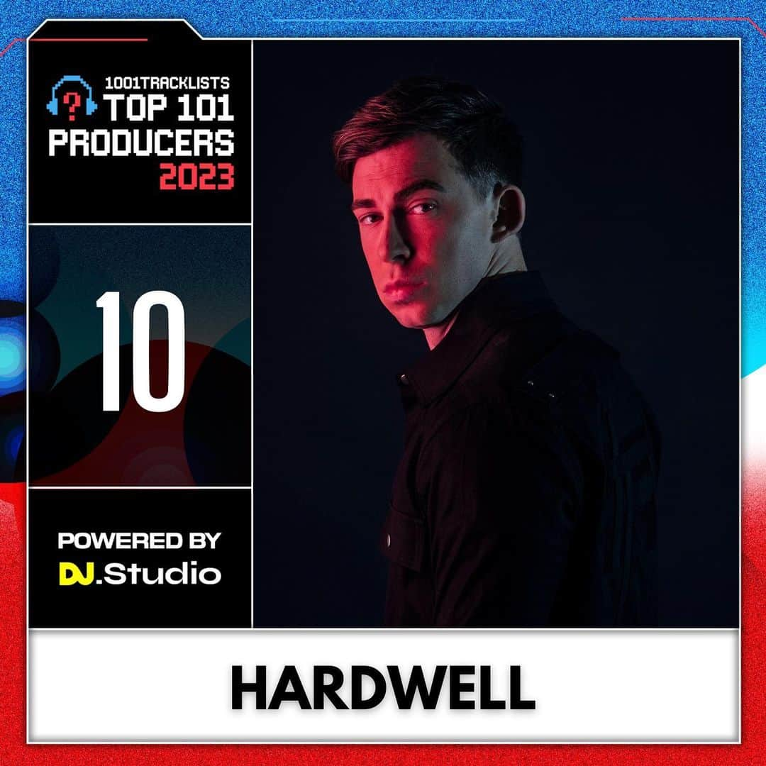 ハードウェルさんのインスタグラム写真 - (ハードウェルInstagram)「@revealedrec boss @hardwell has had an incredible resurgence since returning at @ultra Miami last year, and now he is into the Top 10 of the rankings at 10th place in the #Top101Producers2023.  The Top 101 Producers 2023 features the artists whose tracks were most supported by DJs on @1001tracklists over the past 12 months.   The rankings are 100% data-driven and cannot be voted for, manipulated, or swayed in any way. Link in bio to learn how the rankings are calculated and for the full list.」10月17日 2時05分 - hardwell