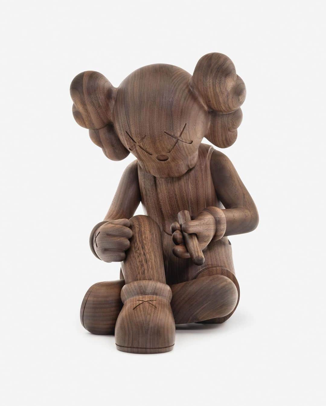 KAWSONEのインスタグラム：「BETTER KNOWING available at KAWSONE.com tomorrow (Oct. 17th) at 12pm EDT #KAWS #BETTERKNOWING #wood  @arr.allrightsreserved」