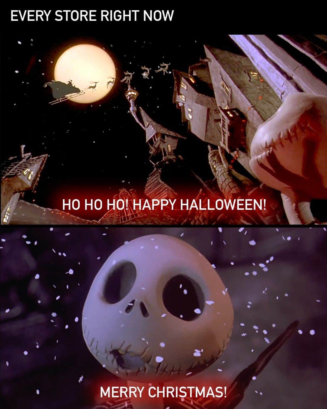 Disney Channelさんのインスタグラム写真 - (Disney ChannelInstagram)「Christmas decorations 🤝 Halloween decorations  . . .  🎥: The Nightmare Before Christmas」10月17日 3時00分 - disneychannel